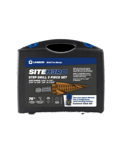 Step Drill 3-Piece Kit