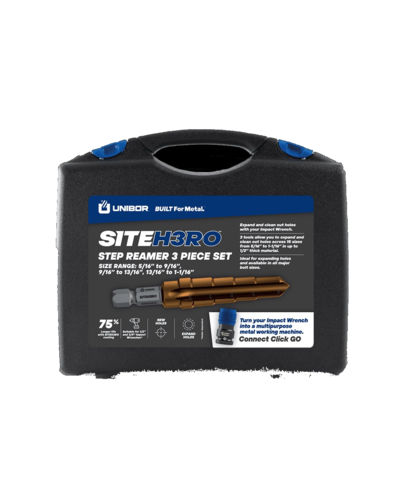 Step Reamer 3-Piece Kit