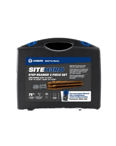 Step Reamer 3-Piece Kit